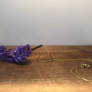 Geometric triangle necklace 🌀